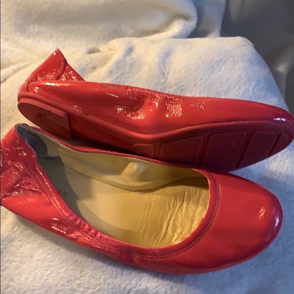 Pink Patent Leather Cole Hann Ballet Style Flats - Picture 11 of 16